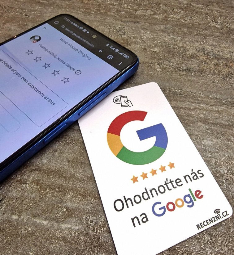 Sada tří Google NFC karet